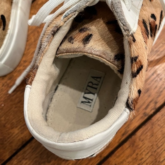 Myra Leopard Print Platform Fashion Sneakers - Picture 4 of 8